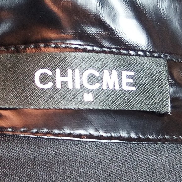 Liquid Leather Look Shirt. bnwt - Picture 4 of 13